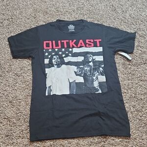Outkast Small 28/30 Graphic Hip Hop Black Tee Shirt Top